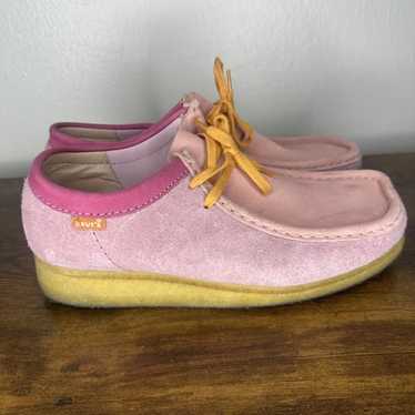 [最終値下げ]Clarks x Levis Wallabee Pink クラークス x リーバイス ワラビー ピンクコンビ - メルカリ