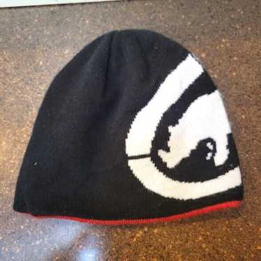 帽子 \"ECKO UNLTD\" embroidery beanie Ecko Unltd Beanie Toque Youth Ivory Red Embroidered Acrylic
