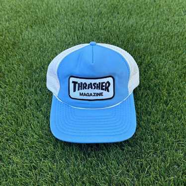 Vintage 90s Thrasher Skateboard Magazine Snap Back Hat Cap