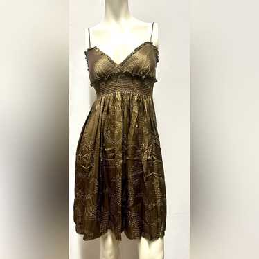 Bcbg Maxazria 100% Silk Mid Length Dress, Size:Xs.