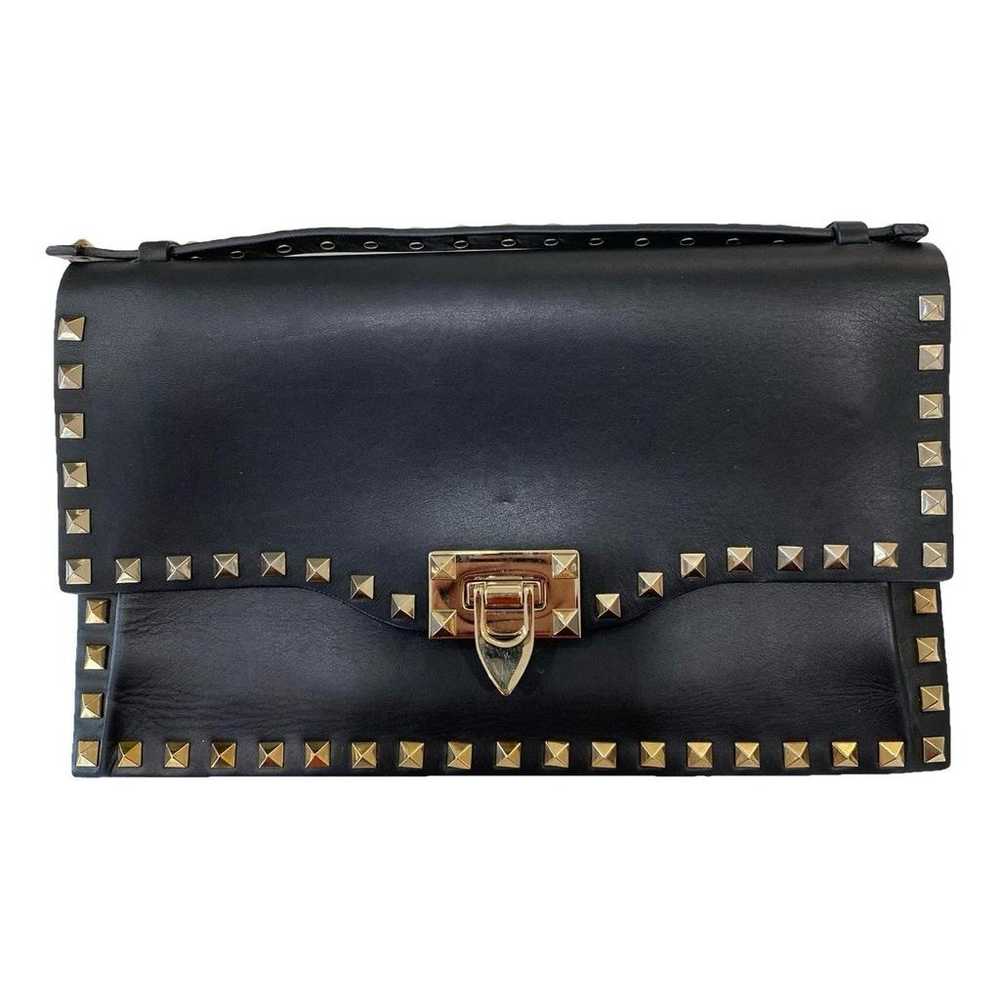 Valentino Garavani Rockstud leather clutch bag