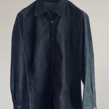 シャツ+ブラウス(長袖+七分) gucci vintage black denim shirt ac Gucci denim shirt - Gem