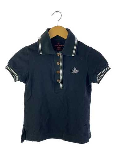 トップス vivienne westwood enbroidery polo shirt Vivienne Westwood Black & Blue Orb Embroidery Jumper Polo