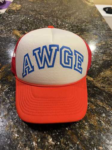 AWGE アウグ　キャップ　asap rocky AWGE ASAP Rocky Trucker Hat - Designer Y2K Graphic Foam