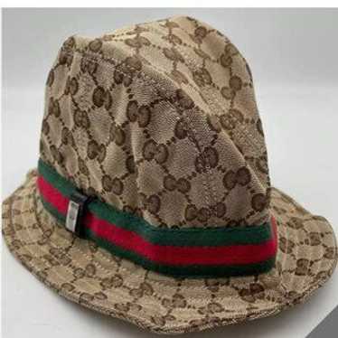 帽子 GUCCI 00's Sherry line GG bucket hat Gucci 00'S Sherry Line Gg Bucket Hat | eBay