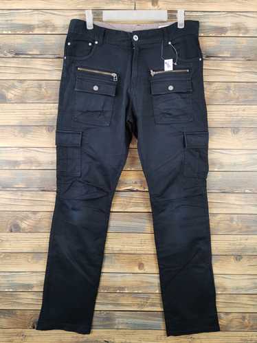 Size 31x33 Semantic Design Cargo Pants Black Bondage Pants