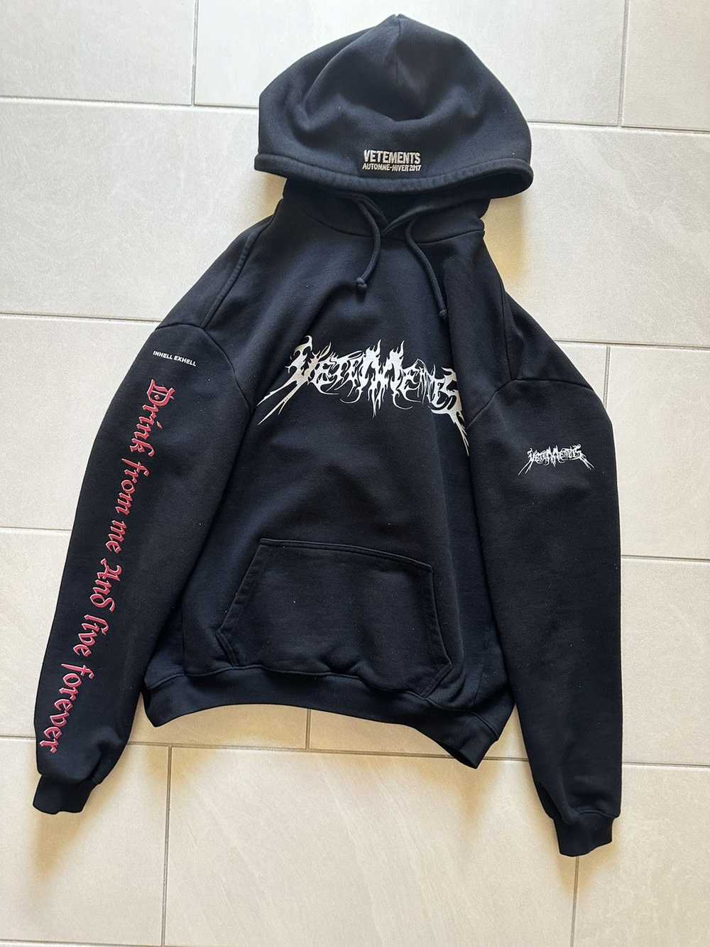 Vetements Vetements Total Fucking Darkness Hoodie