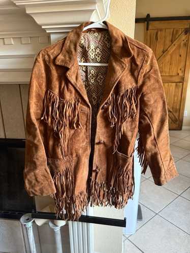70s vintage Ms. Pioneer スエード チマヨ ジャケット MS PIONEER WEAR 70s Suede Fringe Jacket • Size Small – Love