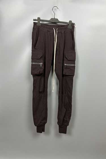 パンツ rick owens 22ss biker fog cargo Rick Owens Fog Biker Joggers in Black | FWRD
