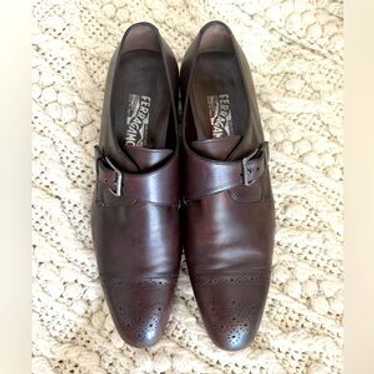 Ferragamo tramezza monk strap - Gem