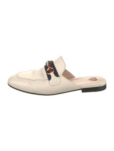 Gucci Leather Mules Neutrals Horsebit Accent & Syl