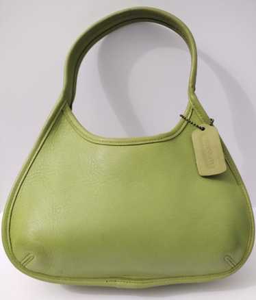 バッグ old coach ergo mini satchel bag lime Vintage! 1997 coach ergo - Gem