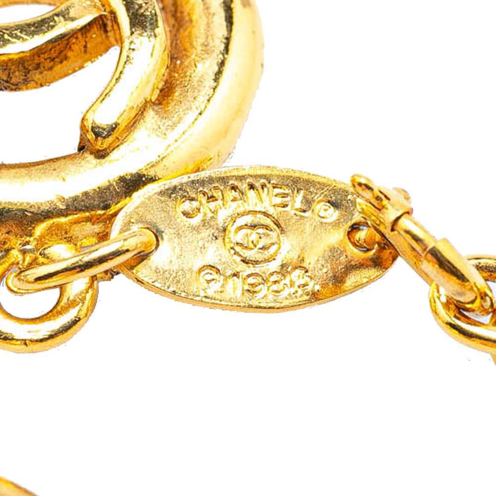 Chanel Gold Gold Plated CC Chain Bracelet - image 4