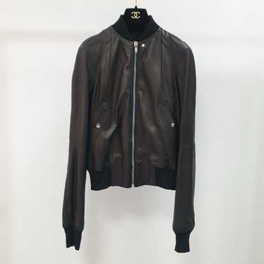 Rick owens leather bomber jacket - Gem