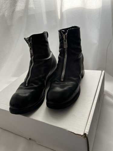 PL1 FRONT ZIP BOOTS HORSE REVERSE | GUIDI(グイディ