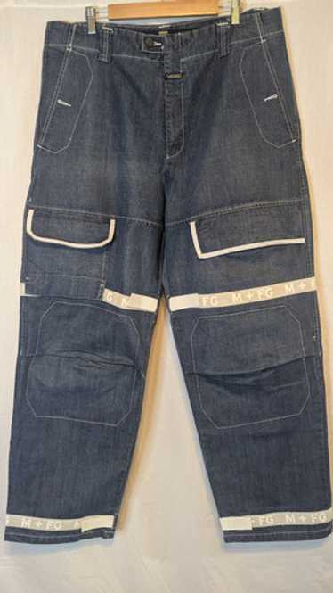 パンツ Marithe + Francois Girbaud shuttle pants 00s Girbaud Shuttle Pants Denim Cargo Baggy Pants MARITHE