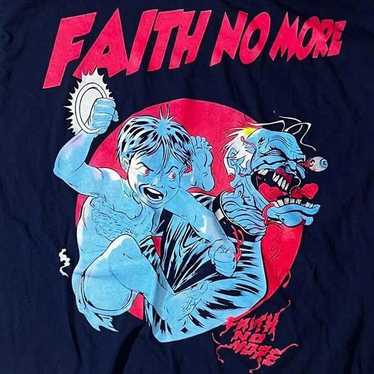 80s 90s FAITH NO MORE ロックバンド ワールドツアーTシャツ