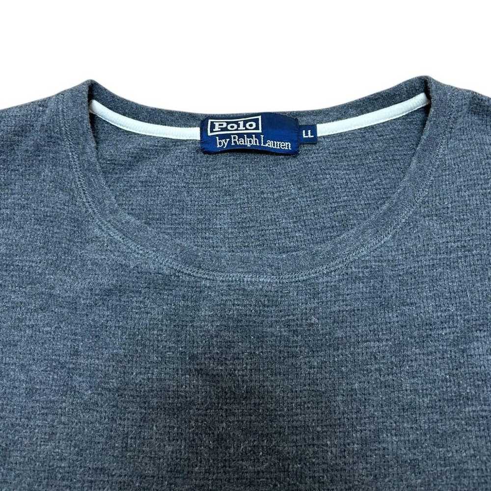 90s Polo by Ralph Lauren set up gray polo - image 2
