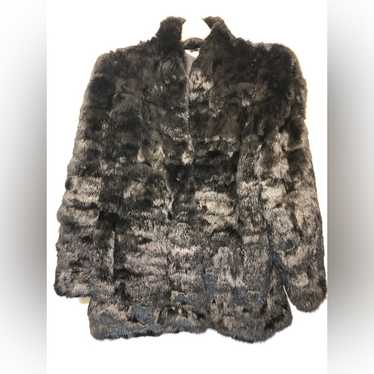 The Toe Somerset Fur Coat Real Black Fur Coat