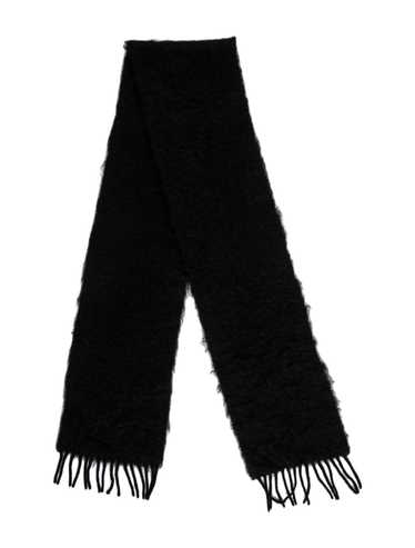 ヘアアクセサリー LOEWE BLACK MOHAIR BLEND SCARF Mohair and wool scarf in black - Loewe | Mytheresa