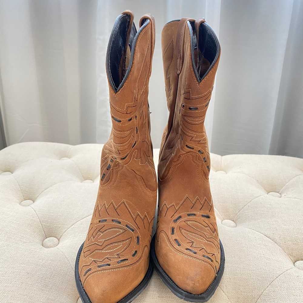 Dan Post Cowboy Boots size 7 - image 2