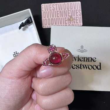 Vivienne Westwood キングリング　シルバー×レッド　S Vivienne Westwood - ヴィヴィアン キングリング レッド XSの