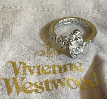 ❁⃘セール❁⃘Vivienne Westwood ダブルリング 925 Authentic Vivienne Westwood Necklace Silver Orb With Purple