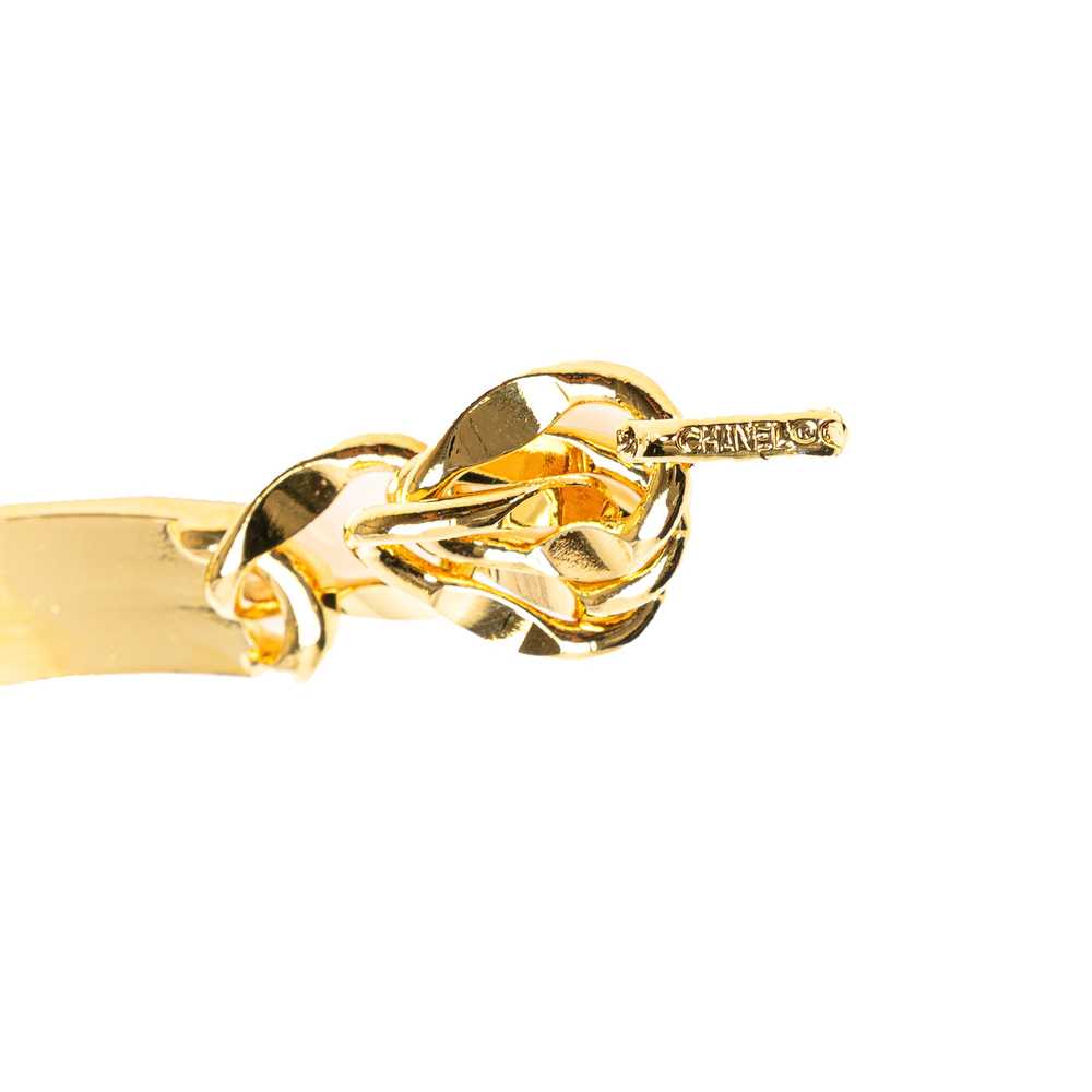 Gold Chanel Gold Plated Medallion Chain Belt - image 4