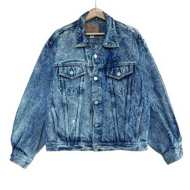 Vintage Edwin Denim Trucker Jacket,medium Size,90s Edwin