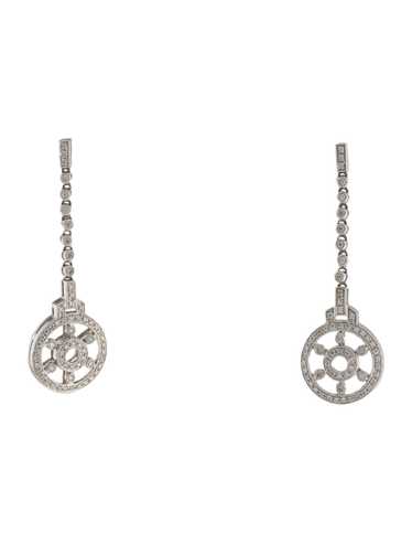 Earrings Rhodium-Plated 18K White Gold - image 1