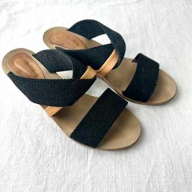 MAISON MARGIELA★素敵！MM22 glossed-leather wedge mules MAISON MARGIELA MM22 glossed-leather wedge mules | THE OUTNET