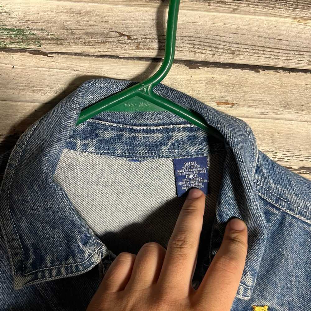 Vintage Winnie the pooh denim Jacket - image 6