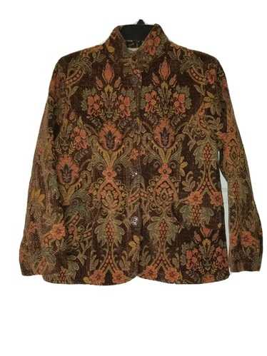 Flashback Size L Multi Color Brown Tapestry Vinta… - image 1