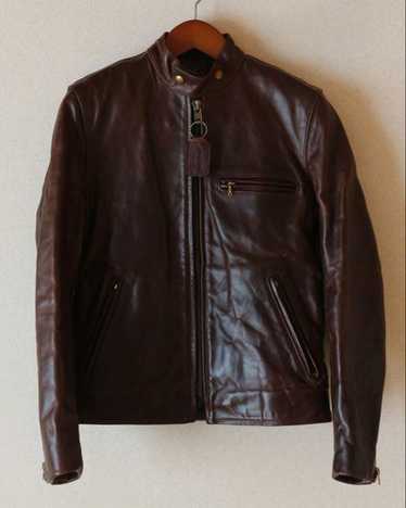 ジャケット・アウター DEGNER D-girl single riders jacket L 100% Leather Jacket for Women - Collarless Deep Neck & Slim
