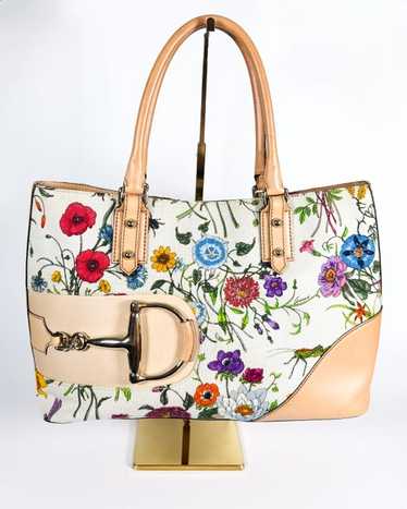Vintage gucci flora shoulder - Gem