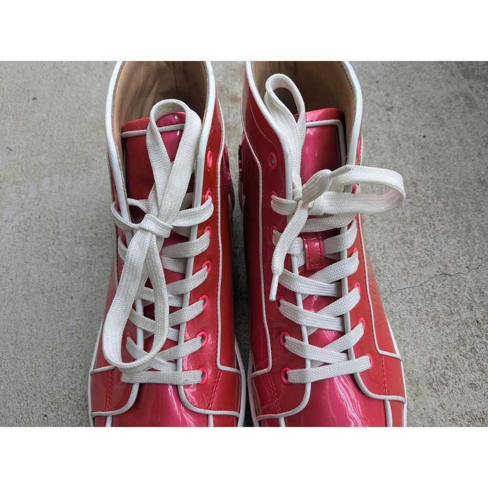 Christian Louboutin Patent leather lace ups - image 3
