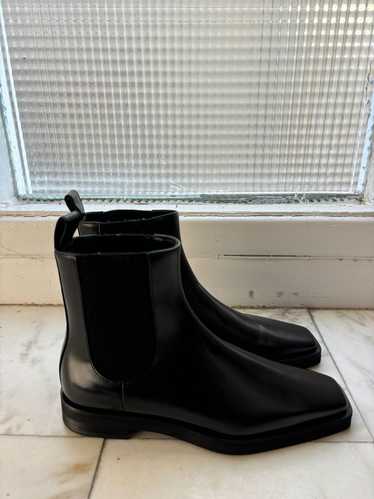 新品 TOTEME レザー チェルシー ブーツ black 42 27cm