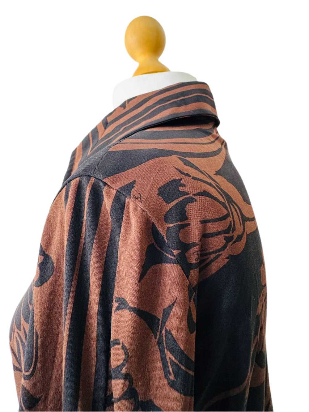 Emilio Pucci Brown & Black Print Top & Skirt Set - image 8