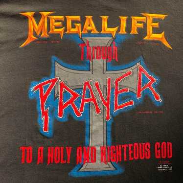 古着 90s Jesus Born To Die キリスト 宗教 ハーレー パロディ T