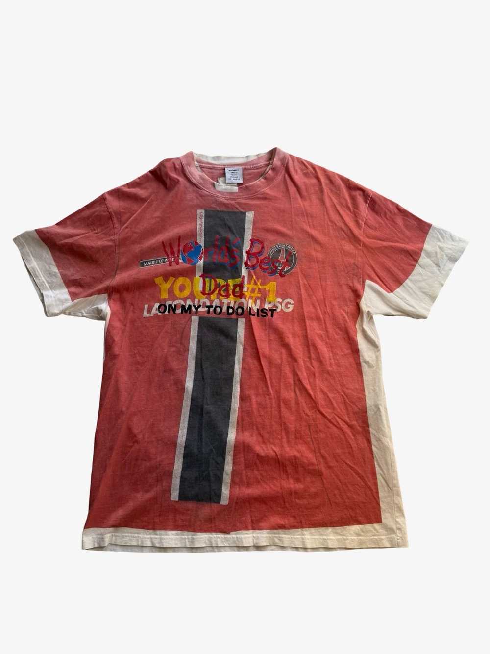 Vetements Vetements PSG Best Dad Trompe Loeil T-Shirt