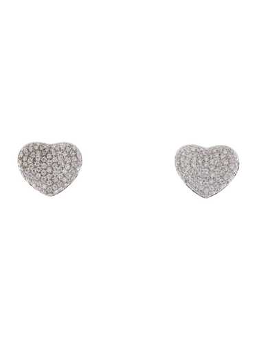 Earrings Rhodium-Plated 18K White Gold - image 1