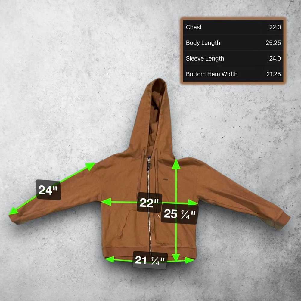 Ader Error Ader Error Brown ZipUp Hooded Jacket w… - image 5