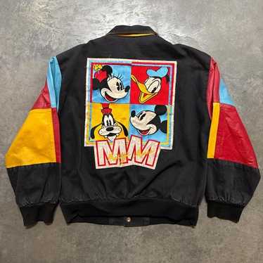 JEFF HAMILTON / ジェフハミルトン　ミッキー スタジャン 90s 90年代 ジェフハミルトン 革 ミッキーマウス ディズニー