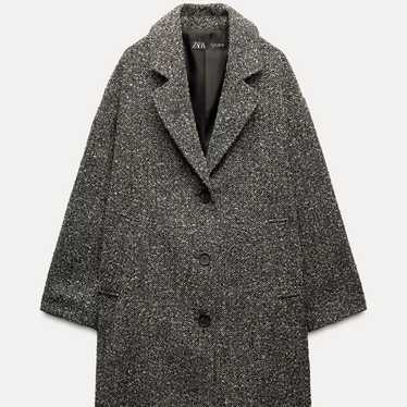 Zara herringbone coat - Gem