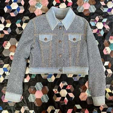 シャネル　ジージャンビンテージ CHANEL VINTAGE DENIM Jacket Iconic - Etsy