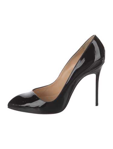 Christian Louboutin Patent Leather Pumps Black Po… - image 1