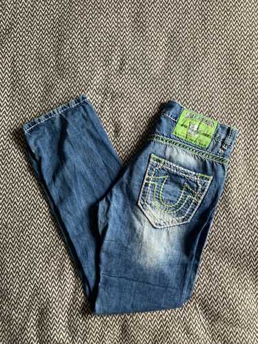 S*H様 TRUE RELIGION RICKY SUPER T True Religion Men's Ricky Super T Straight Flap Jean, Giza