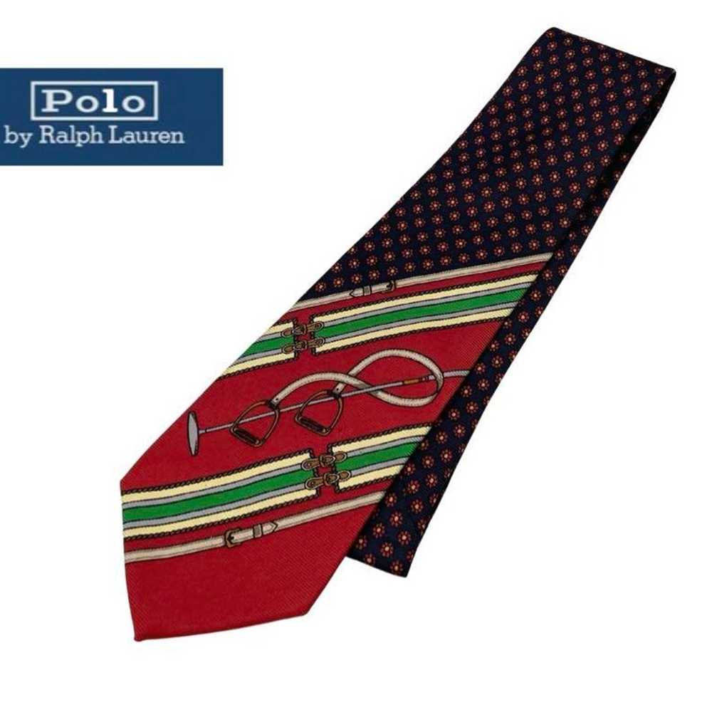 90s POLO by RALPH LAUREN Tie, Polo Ralph Lauren - image 1