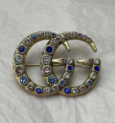 Gucci Gg Brooch - Gem