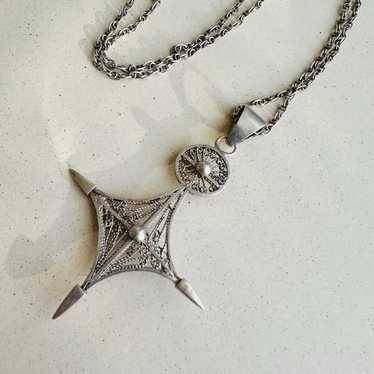 Vintage african pendant tuareg - Gem